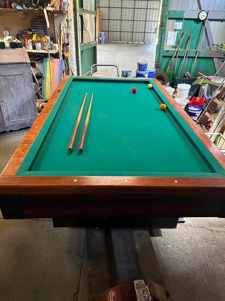 Biljart, Ophalen, Zo goed als nieuw