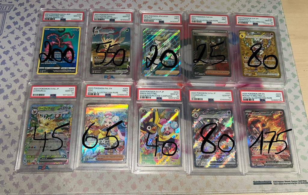 Pokémon Slabs, Enlèvement, Comme neuf