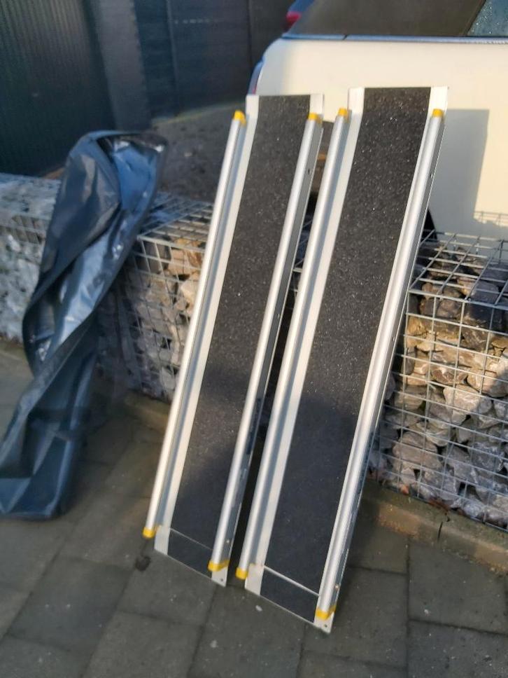 Oprijplaten uitschuifbaar tot 180 cm, Vélos & Vélomoteurs, Accessoires vélo | Remorques, Neuf, Autres types, 80 kg ou plus, Pliable