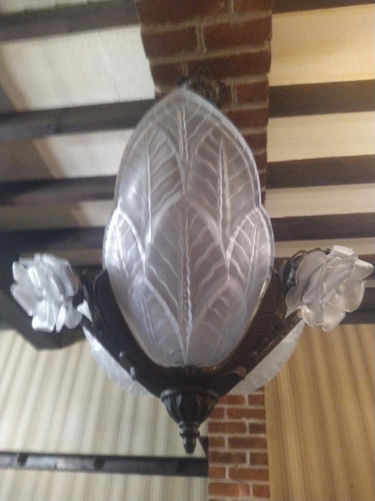 lustre ancien, Antiquités & Art, Antiquités | Éclairage, Enlèvement ou Envoi