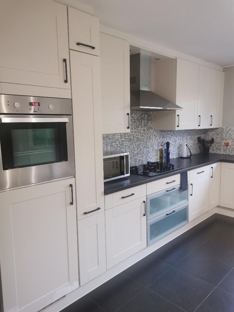 Cuisine, Maison & Meubles, Cuisine | Cuisines complètes, Synthétique, Enlèvement, Utilisé, Blanc