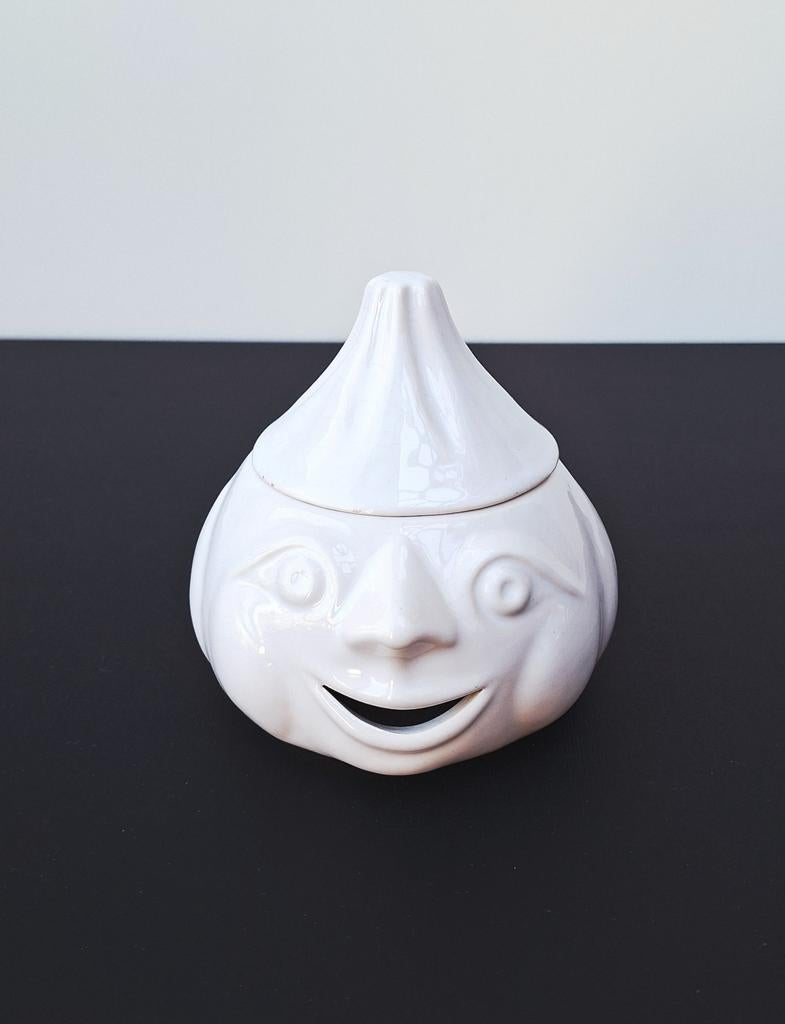 Face de pot d'ail et d'oignon français vintage, Antiquités & Art, Antiquités | Céramique & Poterie, Enlèvement ou Envoi