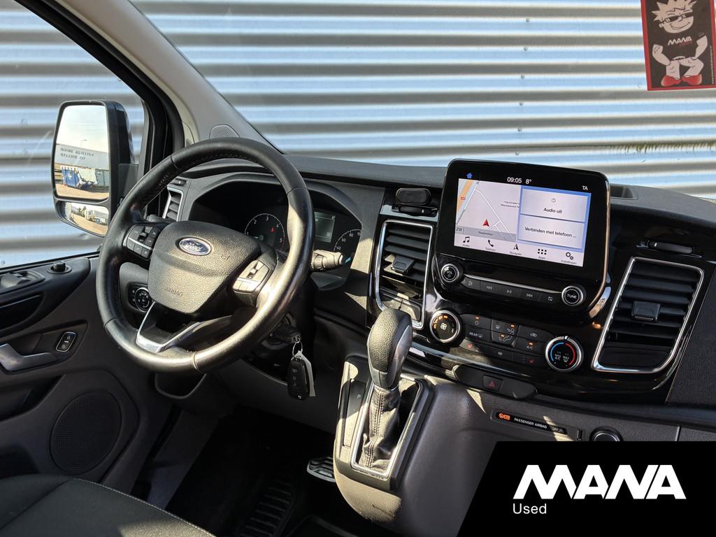 Ford Transit Custom 300 2.0 TDCI L1H1 Limited DC Automaat Tr, Auto's, 186 g/km, Stof, Gebruikt, 4 cilinders