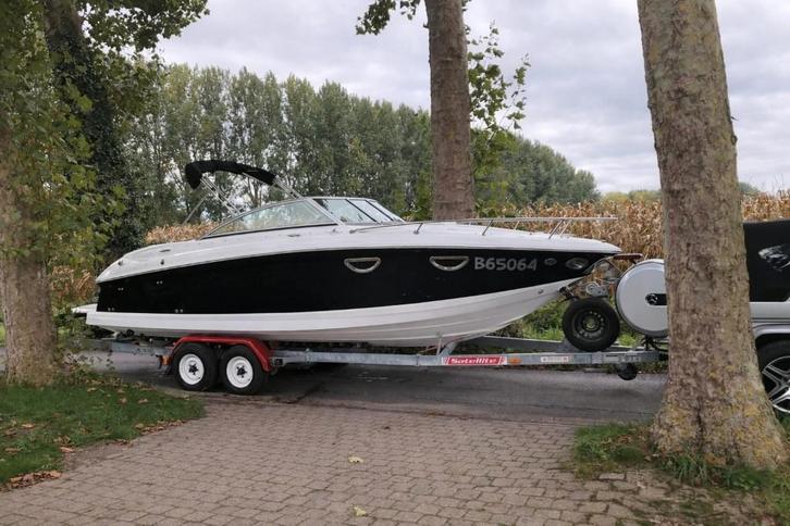 motorboot, Watersport en Boten, Motorboten en Motorjachten, Zo goed als nieuw, Polyester, 6 tot 9 meter, Benzine, Binnenboordmotor