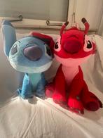 Stitch knuffels set (2 stuks) – Disney – 1 met geluid, Enfants & Bébés, Jouets | Figurines, Enlèvement ou Envoi, Utilisé