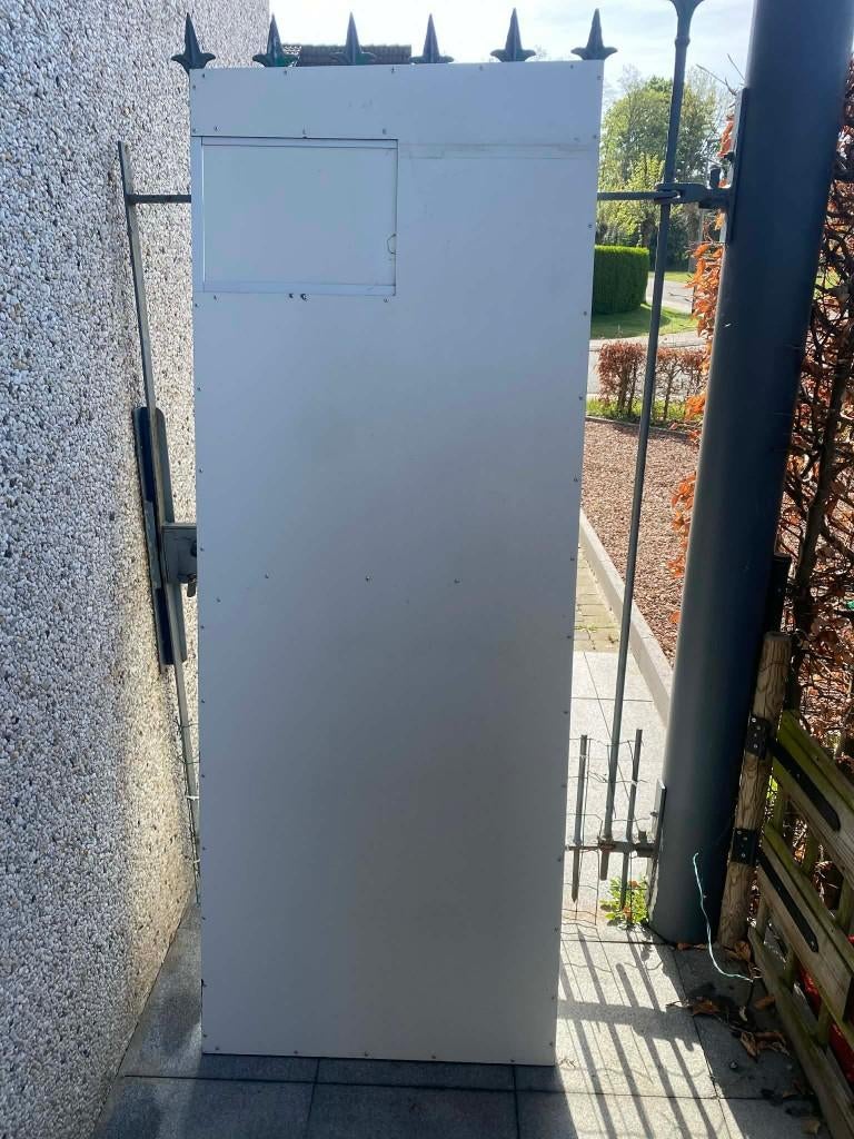 panelen vogelkooi, Ophalen, Gebruikt