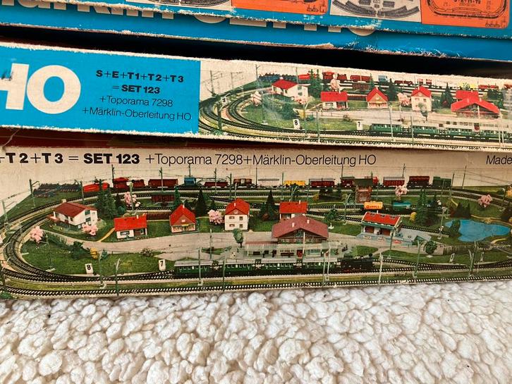 Train miniature Märklin.set HO, set 123.., Antiquités & Art, Antiquités | Jouets, Enlèvement ou Envoi