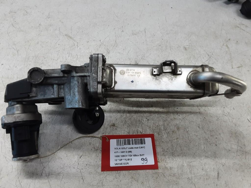 VANNE EGR Volkswagen Golf VI (5K1) (03L131512C), Autos : Pièces & Accessoires, Systèmes d'échappement, Volkswagen, Utilisé