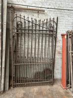 Dubbele smeedijzeren poort, Ophalen, Gebruikt, 200 cm of meer, Draaipoort