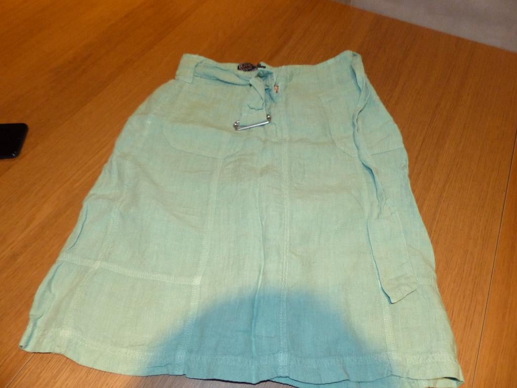 Jupe verte en lin River Woods - taille 38, Vêtements | Femmes, Jupes, Comme neuf, Taille 36 (S), Vert, Longueur genou, Enlèvement ou Envoi