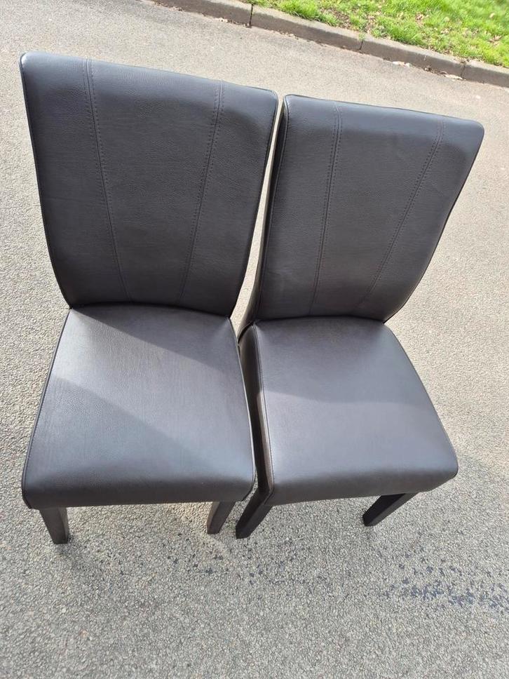 Chaises, Maison & Meubles, Chaises, Cuir, Brun