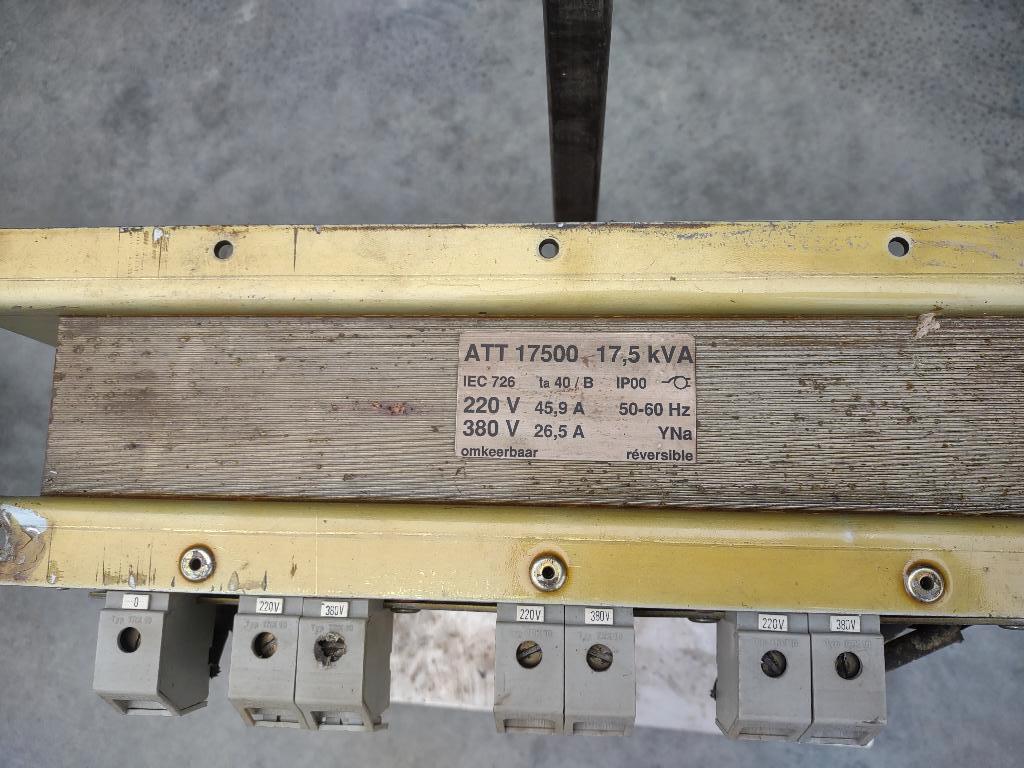 transformotor driefazen, Enlèvement