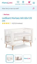 Babybed Marloes Wit 60x120cm, Ophalen, Gebruikt, Ledikant