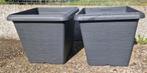 2 Bloempotten Plastecnic 40x40 cm, Tuin en Terras, Bloempotten, Ophalen