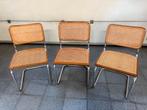 Vintage 'Cesca' stoelen, Maison & Meubles, Chaises, Trois, Utilisé, Osier ou Rotin, Brun