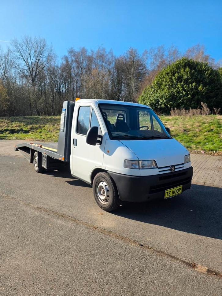 Peugeot Boxer takelwagen / Depannage 2.5 D, Auto's, Bestelwagens en Lichte vracht, Bedrijf, Peugeot, Diesel, Ophalen