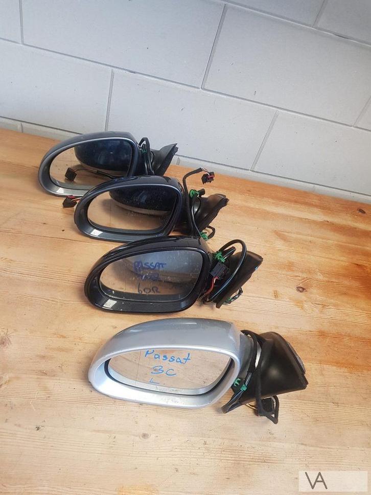 VW Volkswagen Passat 2005 - 2010 spiegel elektrisch links, Autos : Pièces & Accessoires, Rétroviseurs, Volkswagen, Utilisé, Enlèvement ou Envoi
