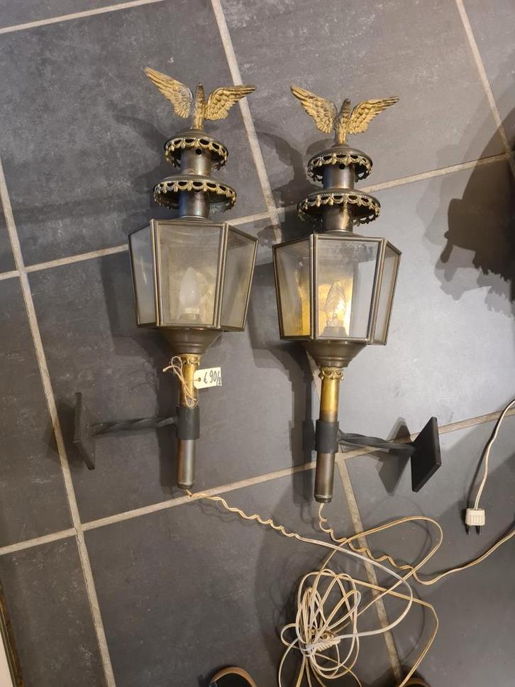 Feux de calèche anciens, Antiquités & Art, Curiosités & Brocante, Enlèvement