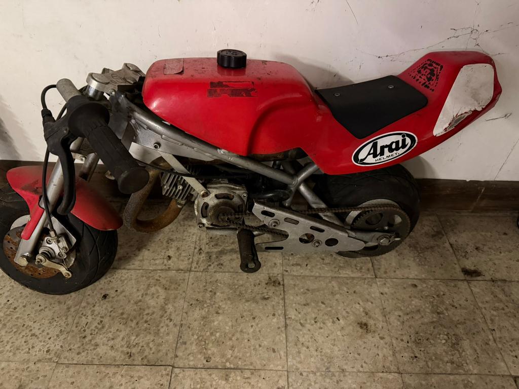 Mini pocketbike / minibike, Ophalen, Gebruikt