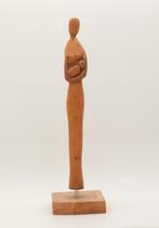 Moeder Maria met kind – Vlaamse houtsnijkunst ca.1920, Antiek en Kunst, Ophalen of Verzenden
