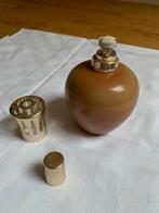 Lampe berger - diffuseur de parfum vintage marron/orange, Autres types, Neuf