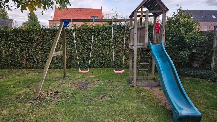 Speeltuig, Kinderen en Baby's, Speelgoed | Buiten | Speeltoestellen, Gebruikt, Glijbaan, Ophalen