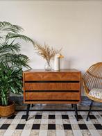 Vintage midcentury ladekast | commode | kast retro, Ophalen, Gebruikt, Minder dan 100 cm, 25 tot 50 cm