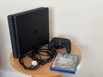 PS4 Slim 500GB met GTA V en Controller, 500 GB, Ophalen of Verzenden, Zo goed als nieuw, Met 1 controller