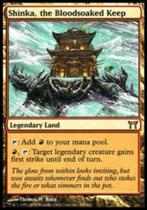 Shinka, the Bloodsoaked Keep - LAND - CHK - MTG - NM, Hobby en Vrije tijd, Ophalen of Verzenden