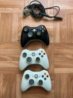 3 Manettes Xbox 360 avec Batteries + Câble de Charge, Games en Spelcomputers, Spelcomputers | Xbox | Accessoires, Ophalen of Verzenden