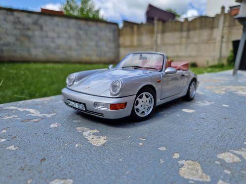 PORSCHE 911 Cabrio Carrera 2 - 1990 - 1/18 - PRIX : 89€, Hobby & Loisirs créatifs, Voitures miniatures | 1:18, Neuf, Voiture, Norev