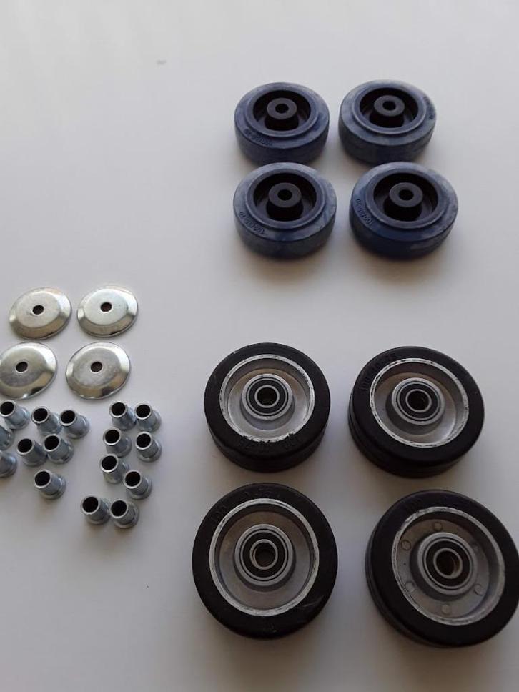 Colson loopwieltjes zwaar model 8 stuks 100/40/75 nieuw, Doe-het-zelf en Bouw, Zwenkwielen, Nieuw, Ophalen of Verzenden