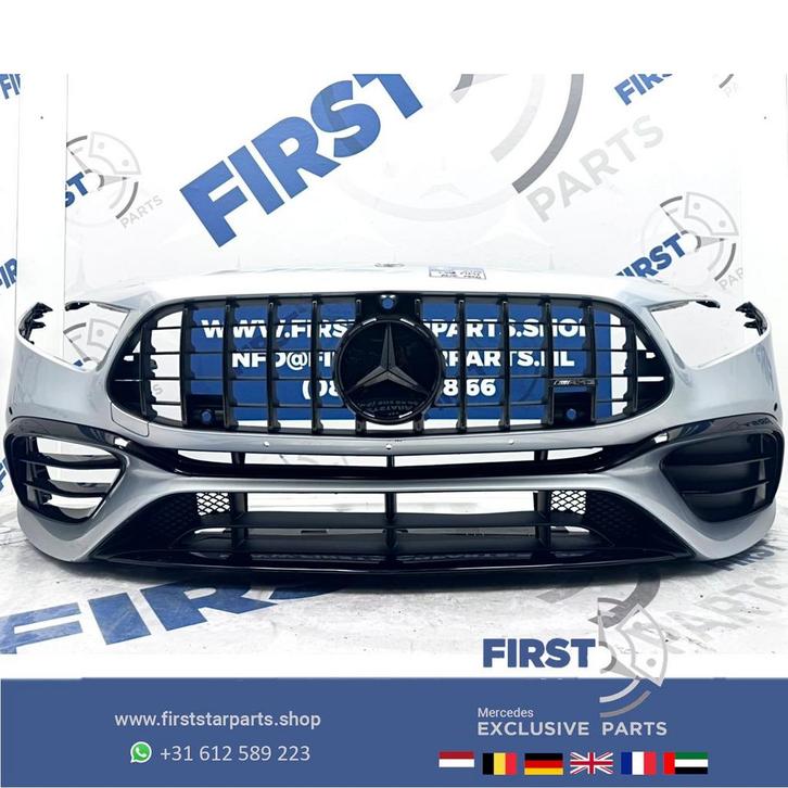 W177 A KLASSE 2025 A45 A45S AMG VOORBUMPER FACELIFT COMPLEET, Auto-onderdelen, Carrosserie, Bumper, Mercedes-Benz, Voor, Gebruikt