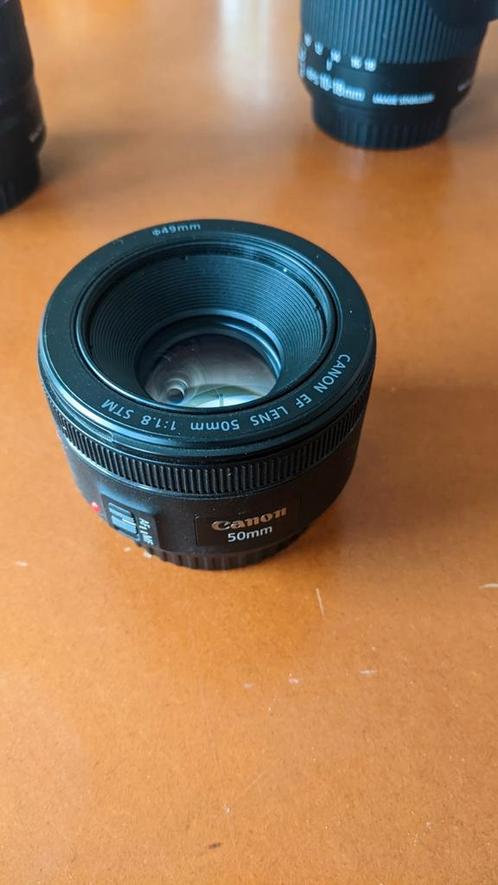 Canon EF 50mm f/1.8 STM bijna nieuw, Audio, Tv en Foto, Foto | Lenzen en Objectieven, Zo goed als nieuw, Standaardlens, Ophalen of Verzenden