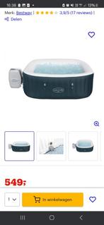 Jacuzzi lay-z spa airjet, Tuin en Terras, Bubbelbaden en Hottubs, Ophalen, Gebruikt, Filter, Opblaasbaar