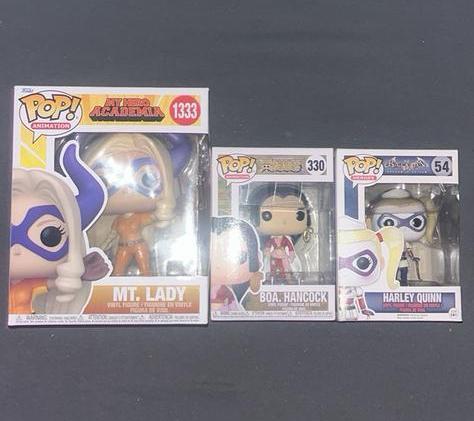 Vente de 3 Funko POP– Lot complet, Hobby en Vrije tijd, Verzamelkaartspellen | Pokémon, Zo goed als nieuw, Ophalen