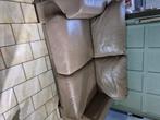 Ruime lederen 2 persoonszetel, Huis en Inrichting, Ophalen, Gebruikt, 150 tot 200 cm, Tweepersoons