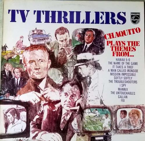 LP Chaquito Plays The Themes From TV Thrillers, Cd's en Dvd's, Vinyl | Filmmuziek en Soundtracks, Zo goed als nieuw, 12 inch, Ophalen of Verzenden