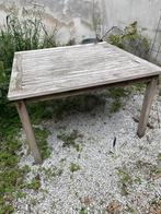 teak buitentafel GRATIS, Tuin en Terras, Tuintafels, Ophalen, Gebruikt, Vierkant, Hout