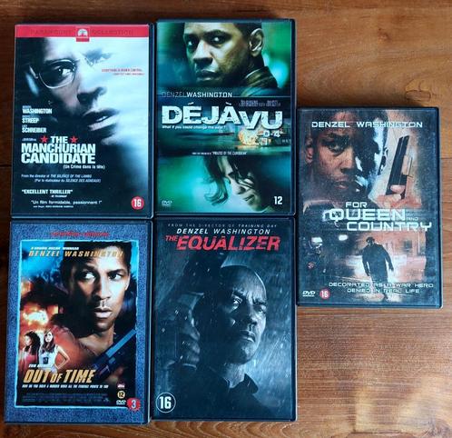 DVDA - Denzel Washington - 5 stuks, CD & DVD, DVD | Action, Utilisé, Enlèvement ou Envoi