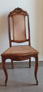 stoelen antiek, Huis en Inrichting, Stoelen, Riet of Rotan, Gebruikt, Bruin, Vijf, Zes of meer stoelen