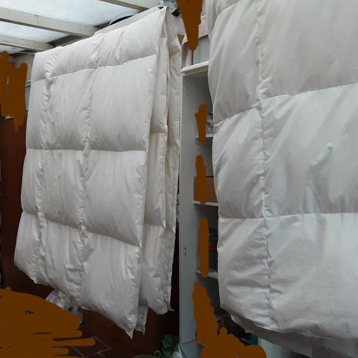 Goede grote donse dekbed IKEA, Huis en Inrichting, Slaapkamer | Beddengoed, Zo goed als nieuw, Deken of Dekbed, Tweepersoons, Wit