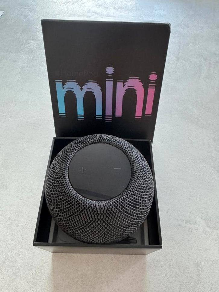 Apple HomePod mini - Space Grey NOOIT GEBRUIKT, Audio, Tv en Foto, Overige Audio, Tv en Foto, Nieuw, Ophalen