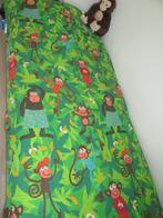 Dekbedovertrek aapjes 1 persoonsbed, Garçon ou Fille, Enlèvement ou Envoi, Housse de couette, Comme neuf