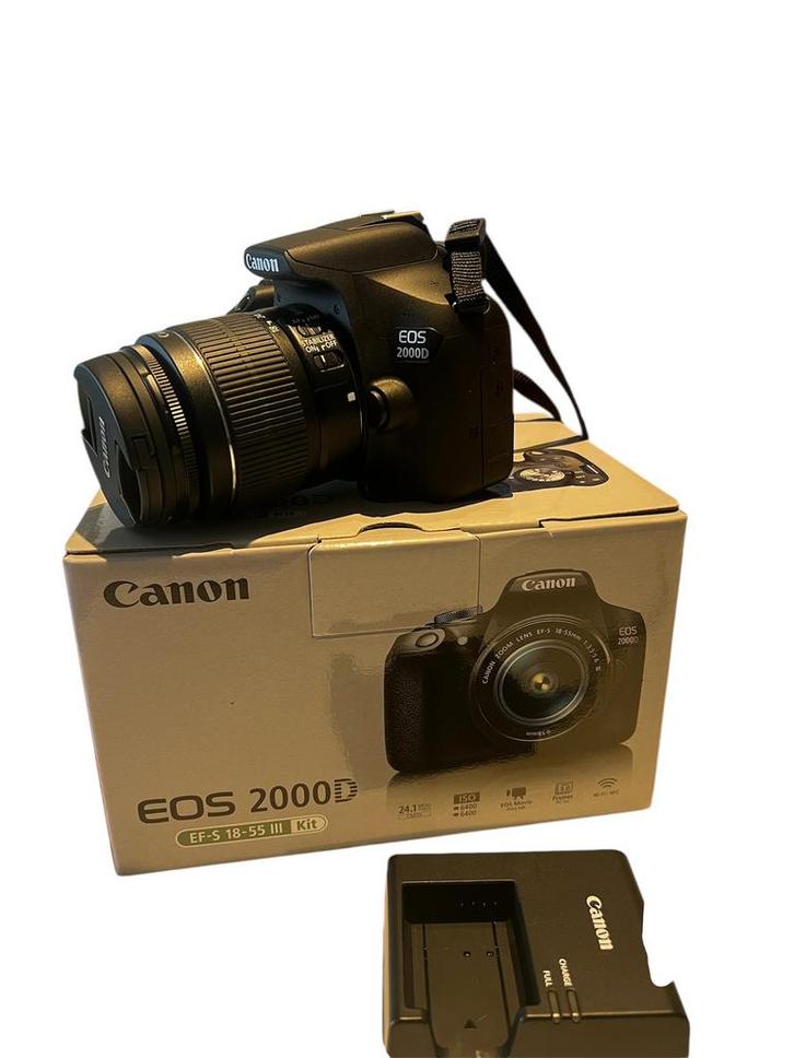 CANON EOS 2000 D, Audio, Tv en Foto, Fotocamera's Digitaal, Canon, Ophalen