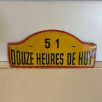 Plaque de rallye 12 heures de Huy années 60, Collections, Utilisé, Enlèvement ou Envoi, Voitures