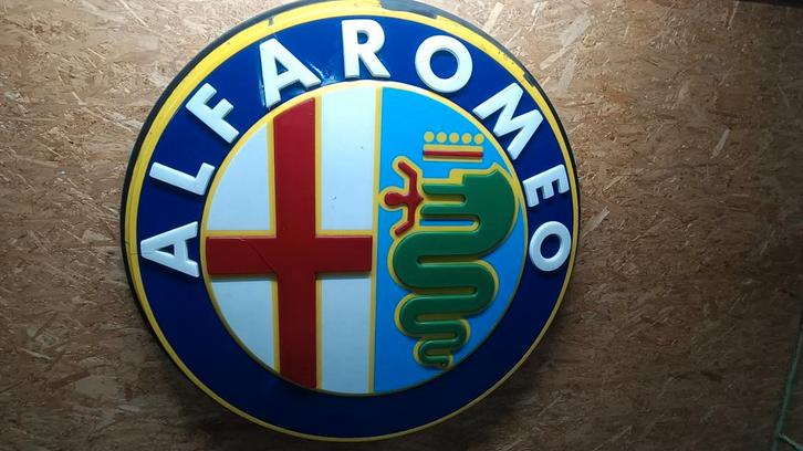 Lichtreclame Alfa Romeo, Diversen, Overige Diversen, Gebruikt, Ophalen