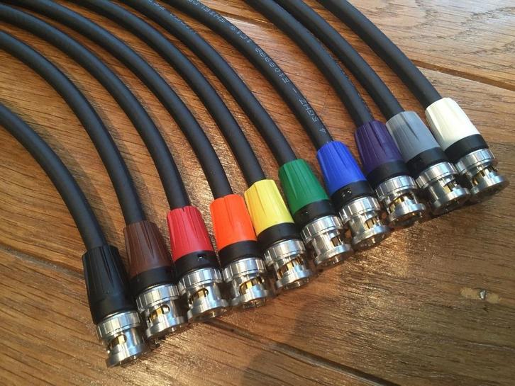 NEW - BNC Video Kabels HD-SDI 75ohm Pro Flex, Audio, Tv en Foto, Professionele apparaten, Nieuw, Video, Verzenden