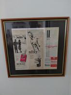 Kader met oude reclame sigaretten, Verzamelen, Ophalen of Verzenden