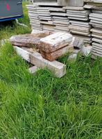 beton palen en beton platen gratis, Ophalen, Gebruikt